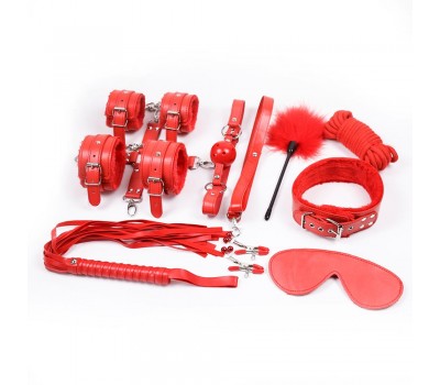 Набор БДСМ Vander "Bandage Kits" 10 предметов, красный