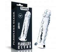 Прозрачный фаллоимитатор на присоске Flawless Clear Dildo