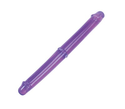 Фаллоимитатор двухголовый TWINZER, фиолетовый