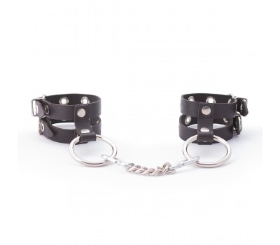 Однослойные наручники из двух ремешков