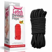 Веревка для связывания 10 м. Lovetoy "Fetish Bondage Rope", цвет чёрный